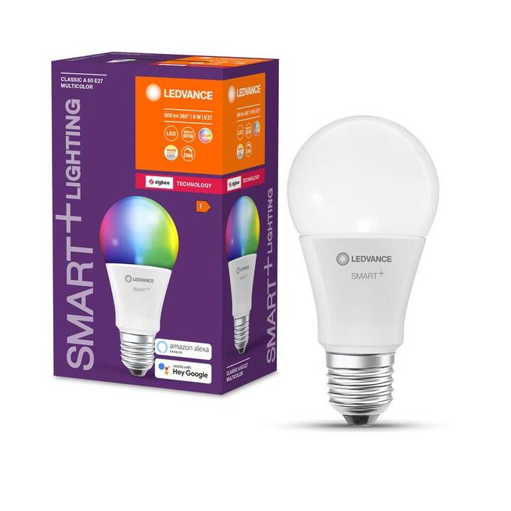 LEDVANCE LED Birne Smart+ (E27, ZigBee, 9 W)