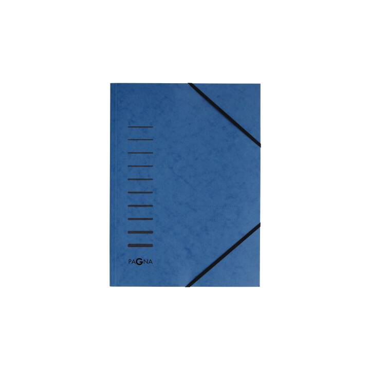 PAGNA Gummizugmappe (Blau, A4, 1 Stück)