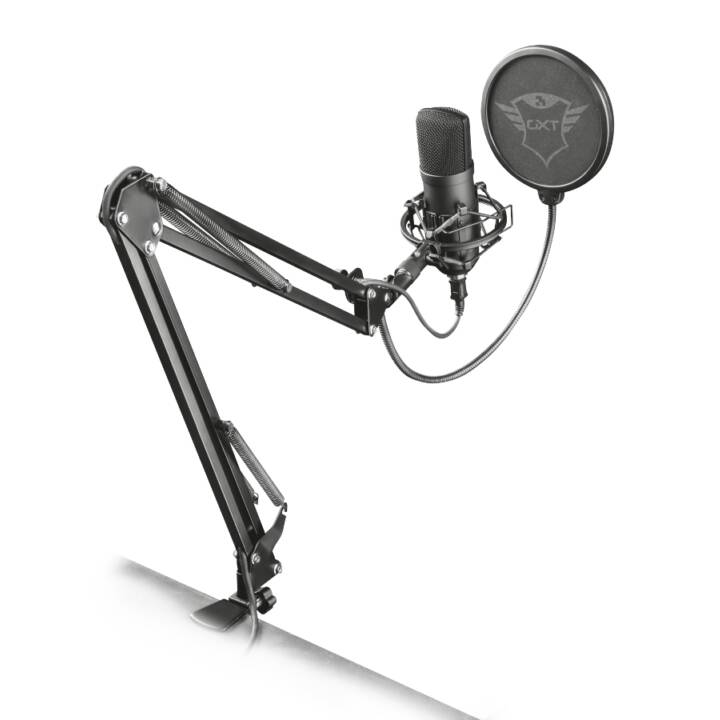 TRUST GXT  252+ Emita PLUS Microphone studio (Noir)