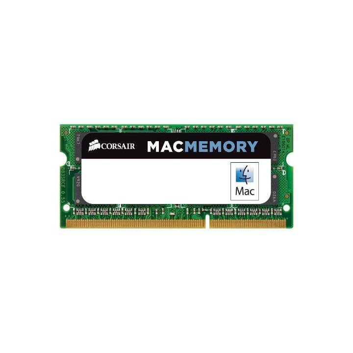 CORSAIR CMSA4GX3M1A1333C9 (1 x 4 Go, DDR3-SDRAM 1333.0 MHz, SO-DIMM 204-Pin)