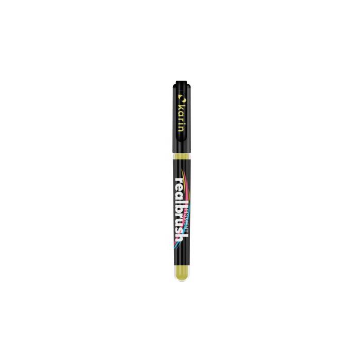 KARIN Real Brush Pro Crayon feutre (Jaune pastel, 1 pièce)