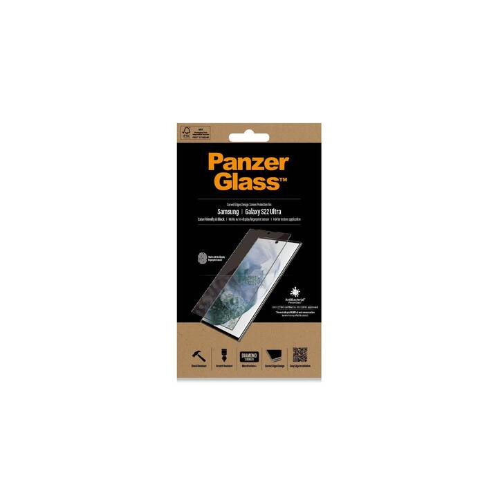 PANZERGLASS Vetro protettivo da schermo Case Friendly (Chiara, Galaxy S22 Ultra 5G)