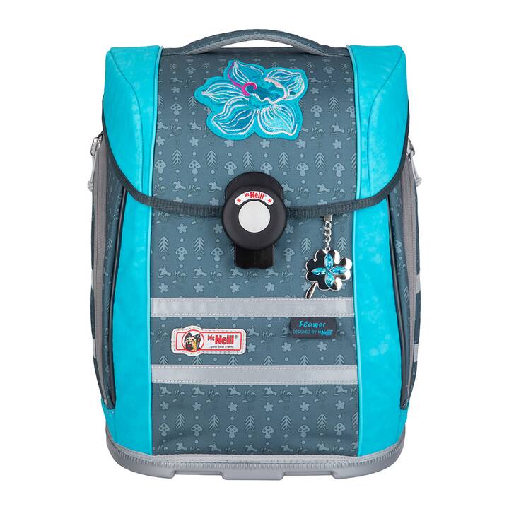 MCNEILL Jeu de sacoches Ergo Primero Flower (20 l, Gris, Bleu)