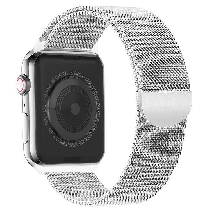 EG Armband (Apple Watch 42 mm / 44 mm, Silber)