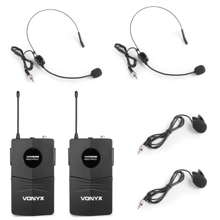 VONYX WM82B Headsetmikrofon (Schwarz)