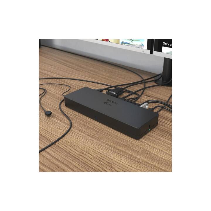 DICOTA Dockingstation 11-in-1 (DVI, HDMI, USB 2.0 Typ-A, USB 3.0 Typ-A, RJ-45 (LAN), USB 3.0 Typ-B)