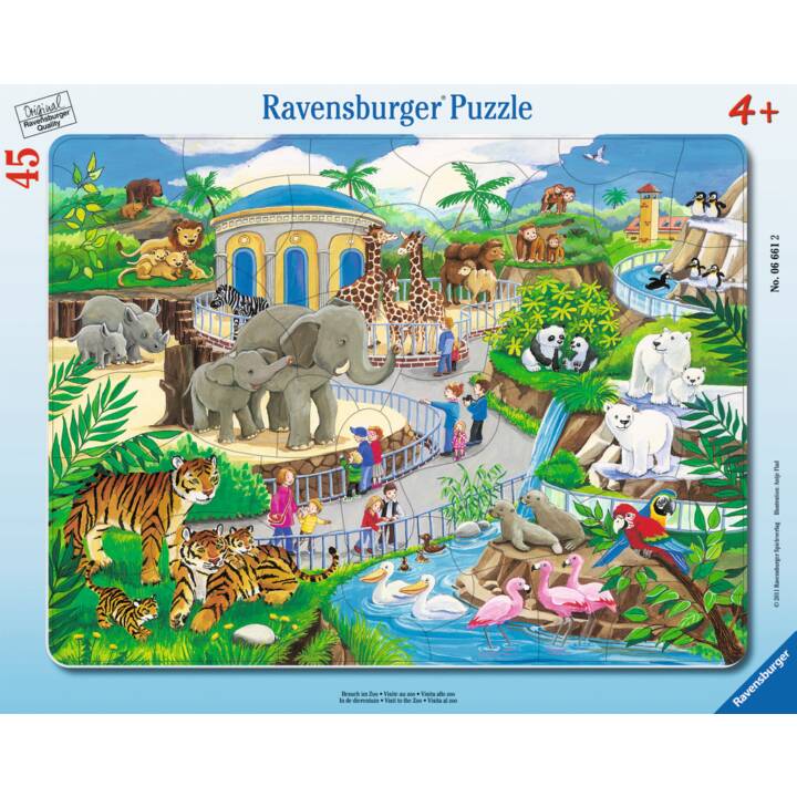 RAVENSBURGER Animali Puzzle (45 x)