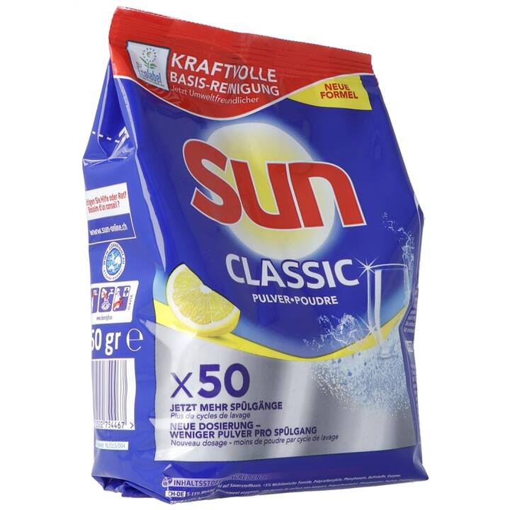 SUN Détergents pour lave-vaisselle Classic Citron (0.95 kg, Poudre)