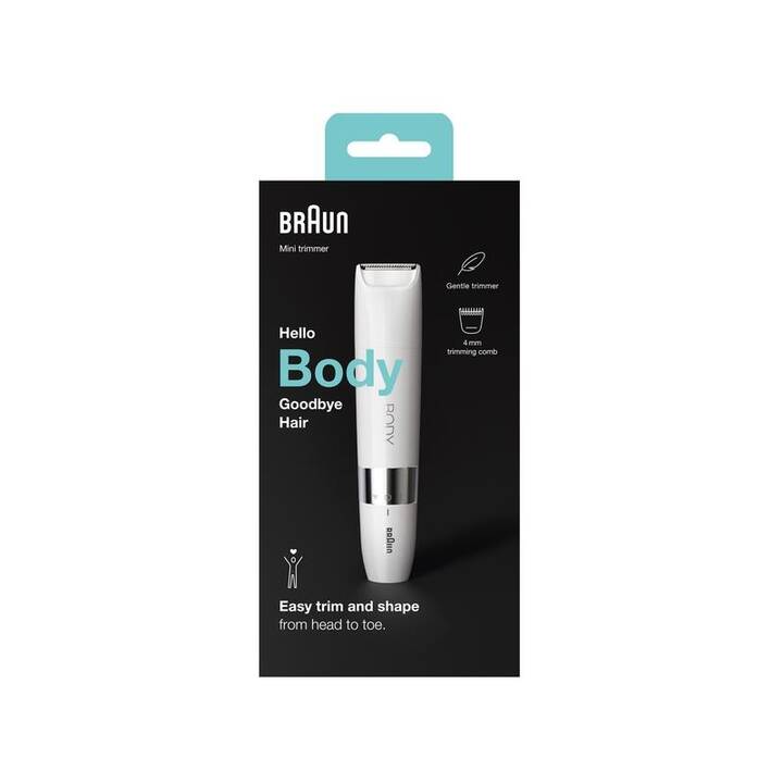 BRAUN Body Mini Trimmer BS1000 (Umido e secco)