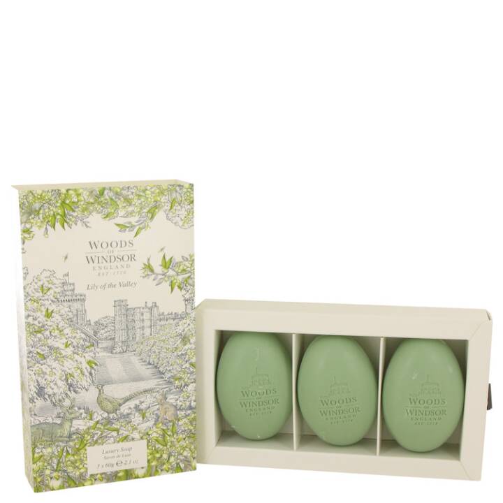 WOODS OF WINDSOR Sapone Lily of the Valley (3 x 62 ml)