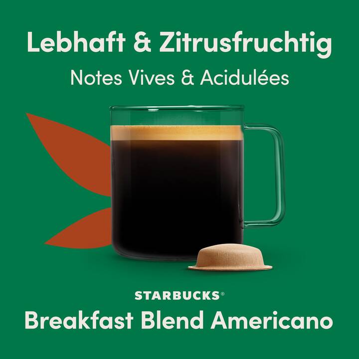 STARBUCKS Capsules de Café Neo Breakfast Blend Americano (12 pièce)