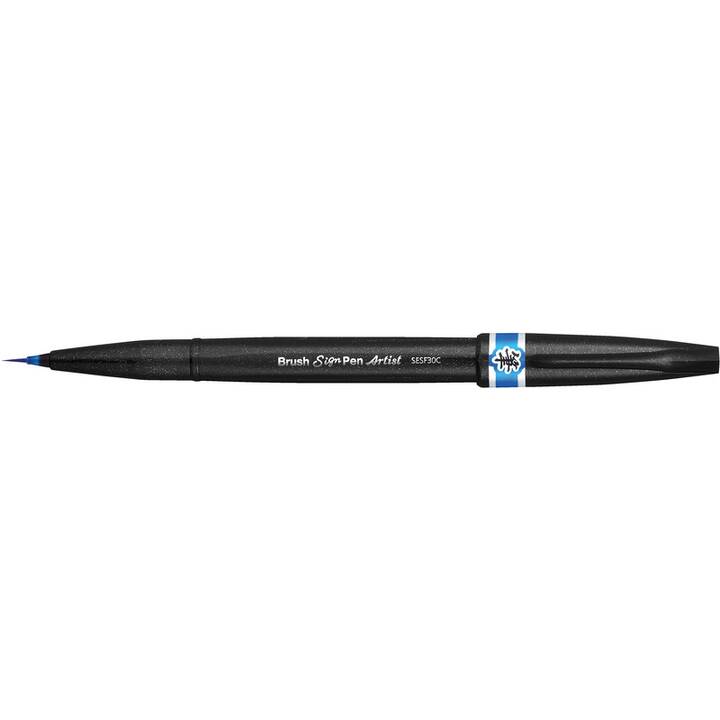 PENTEL Brush Sign Pen Artist Penna a fibra (Blu, 1 pezzo)