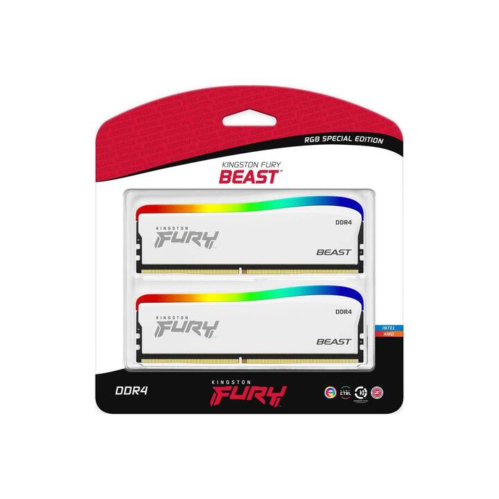 KINGSTON TECHNOLOGY FURY Beast RGB Special Edition KF436C18BWAK2/32 (2 x 16 GB, DDR4-SDRAM 3600 MHz, DIMM 288-Pin)