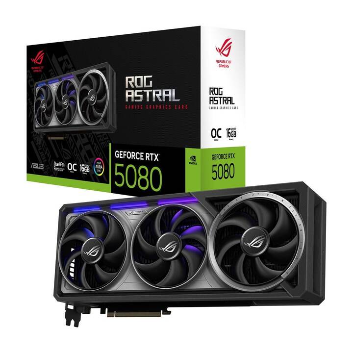 【新品未開封】ASUS ROG ASTRAL GEFORCE RTX 5080 ASUS ROG Astral Nvidia GeForce RTX 5080 ROG Astral OC FH Quad (16