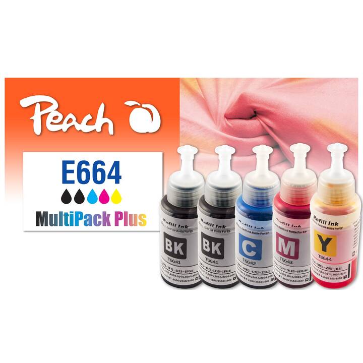 PEACH E664 (Gelb, Schwarz, Magenta, Cyan, Multipack)