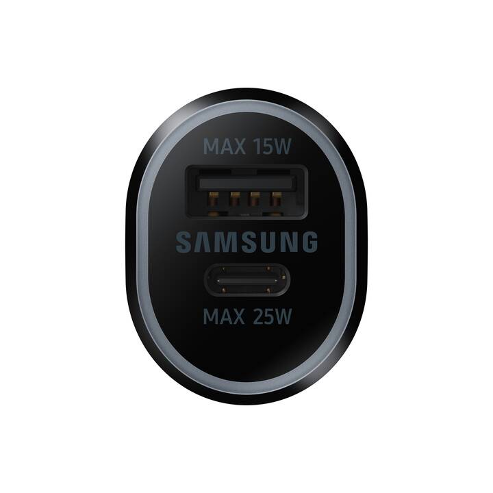 SAMSUNG Chargeur auto ULC Dual EP-L4020 (15 W, 25 W, Allume-cigare, USB de type A, USB de type C)