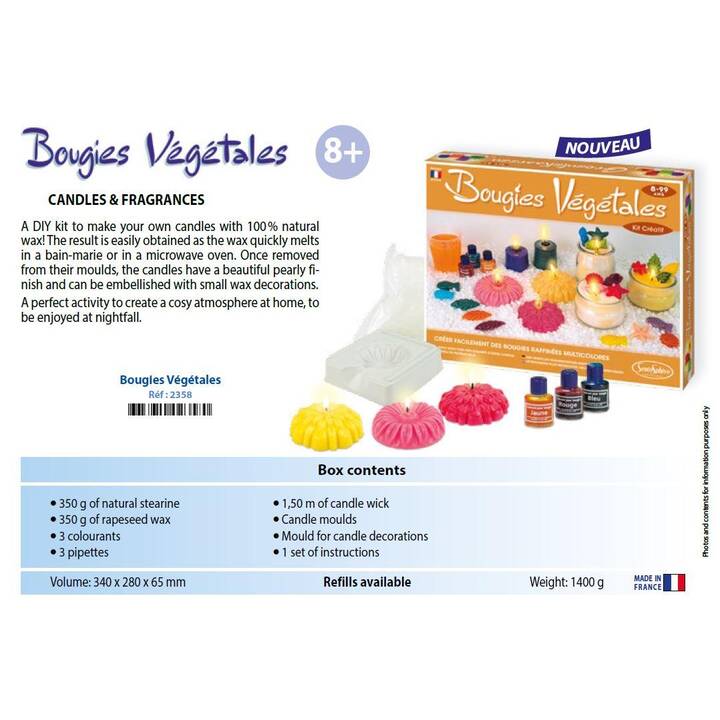 Bougies Végétales Scatola di sperimentazione (Luce)