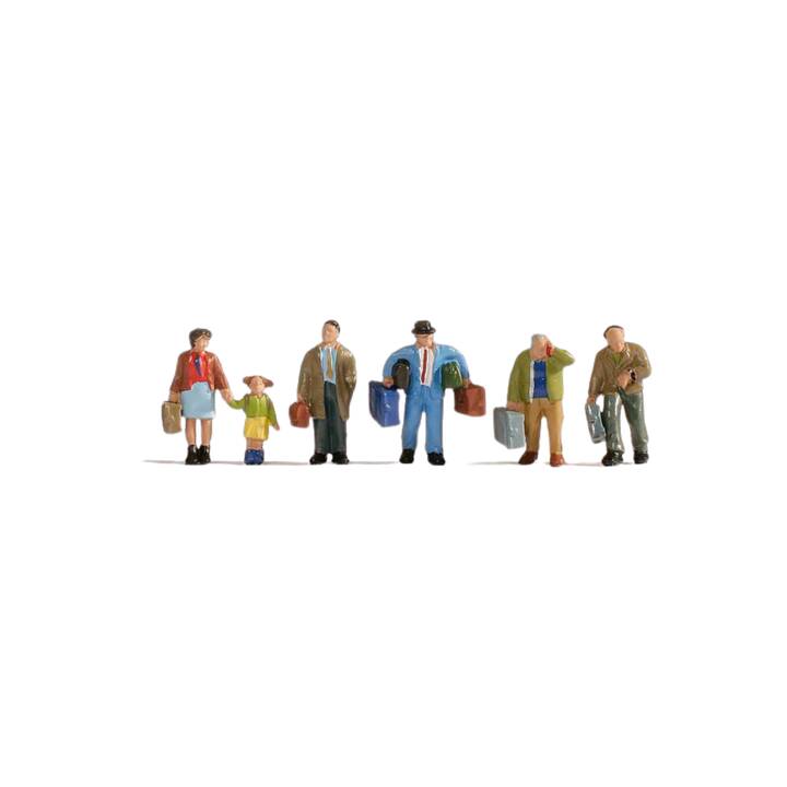 NOCH figurines de vététistes (échelle H0 1:87