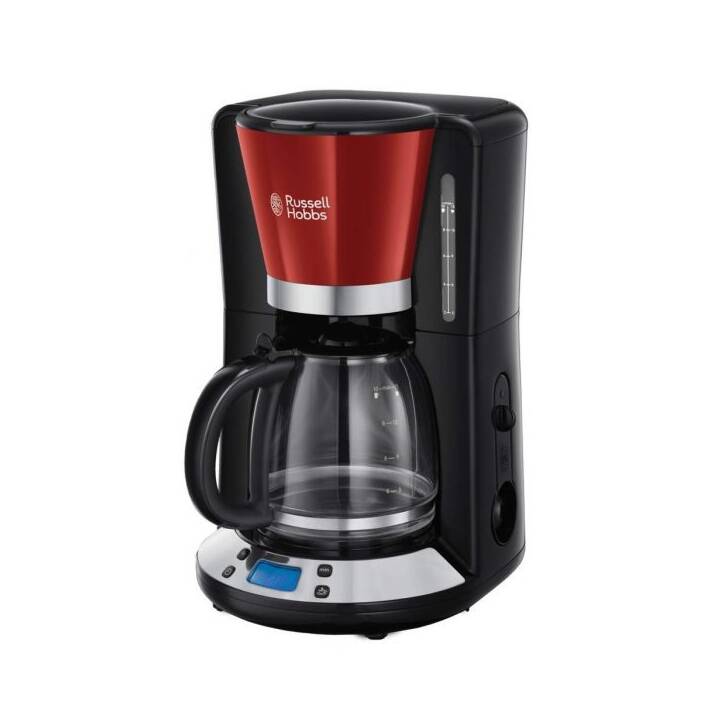 RUSSELL HOBBS Colours Plus (1100 W, Schwarz, Rot)