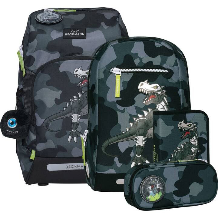 BECKMANN Schulranzen Set Camo Rex (25 l, Camouflage)