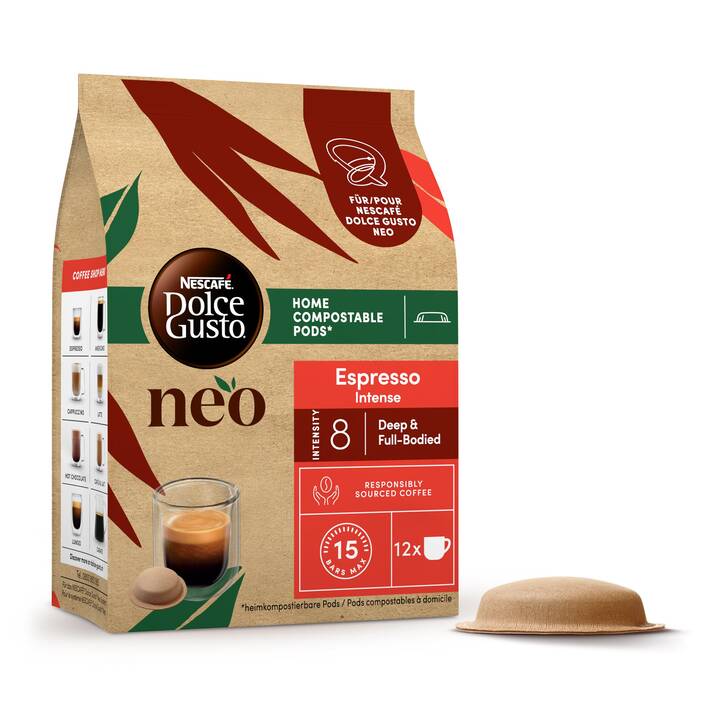 NESCAFÉ DOLCE GUSTO Kaffeekapseln Neo Espresso Intense (12 Stück)