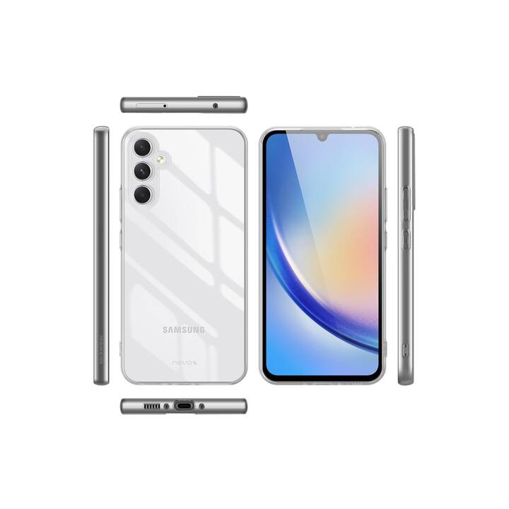 NEVOX Backcover StyleShell Flex (Galaxy A34 5G, Transparent)