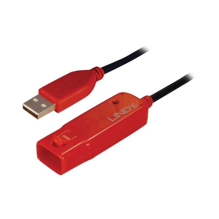 LINDY USB-Kabel (USB 2.0 Typ-A, USB 2.0 Typ-A, 12 m)