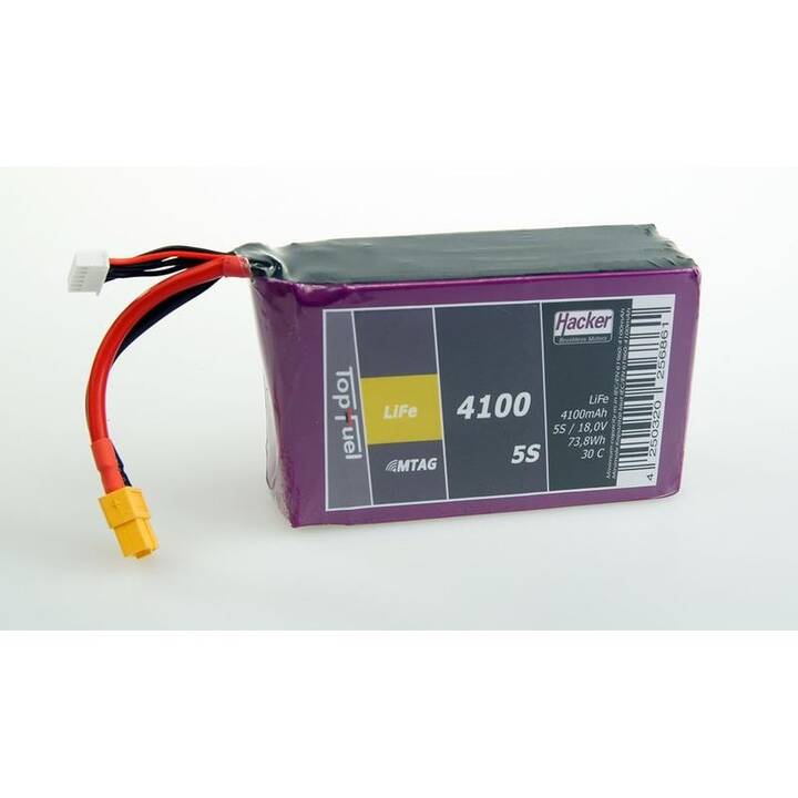 HACKER Accumulatore RC 94100551 (LiFe, 4100 mAh, 16.5 V)
