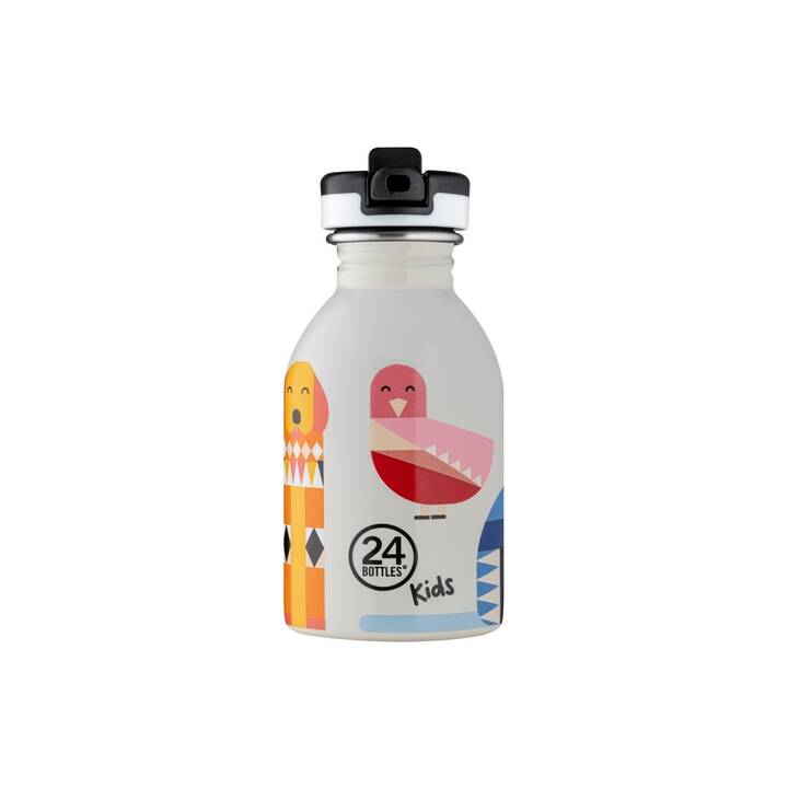 24BOTTLES Borraccia Urban Best Friends (0.25 l, Grigio, Multicolore)