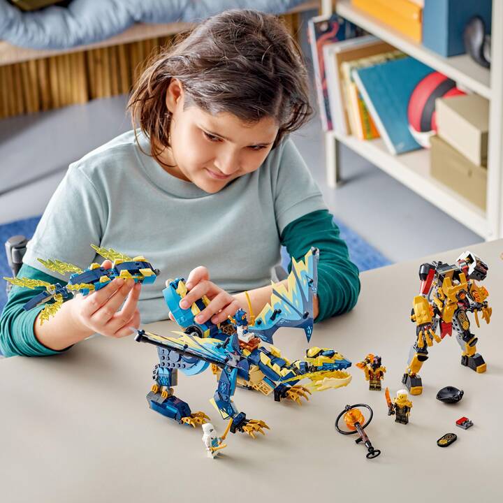 LEGO Ninjago Dragone elementare vs. Mech dell’Imperatrice (71796)