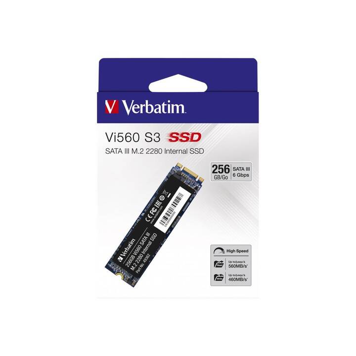 VERBATIM Vi560 S3 (SATA-III, 256 GB)