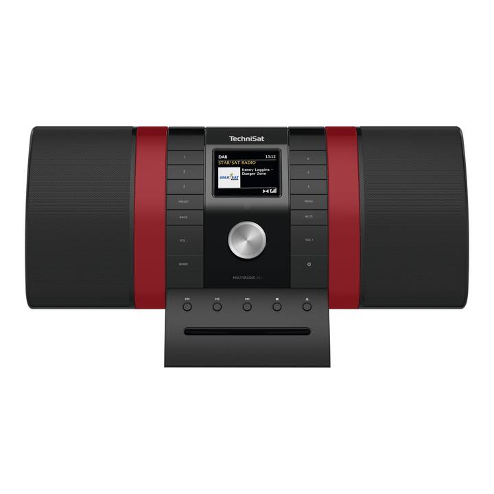 TECHNISAT MULTYRADIO 4.0 (Rosso, Nero, Bluetooth, WLAN, CD)