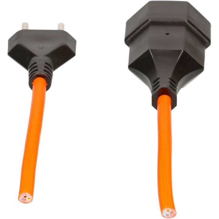 MAX HAURI Rallonge électrique (T13 / T13, 25 m, Orange)
