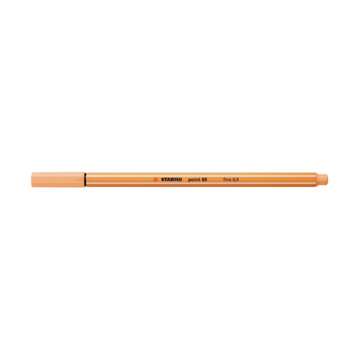 STABILO Point 88 Penna a fibra (Arancione brillante, 1 pezzo)