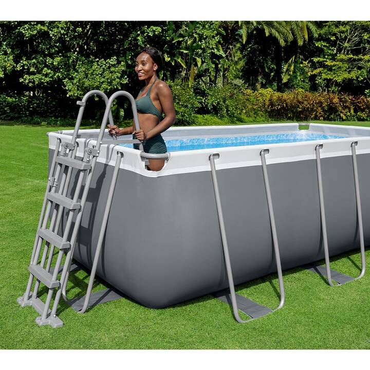 BESTWAY Piscina fuori terra con struttura tubolare in acciaio Power Steel (201 cm x 412 cm x 122 cm)