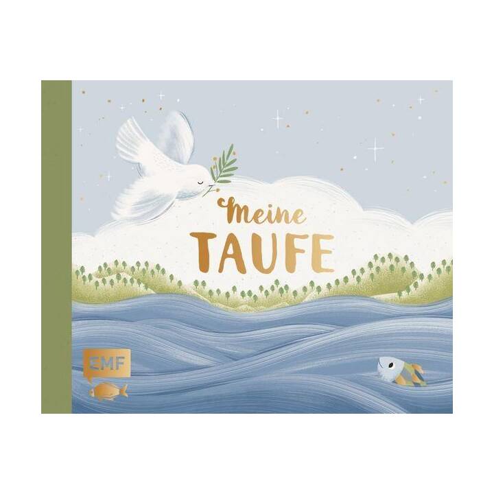 EDITION MICHAEL FISCHER Babyalbum Meine Taufe (Tier, Blau, Grün, Weiss)