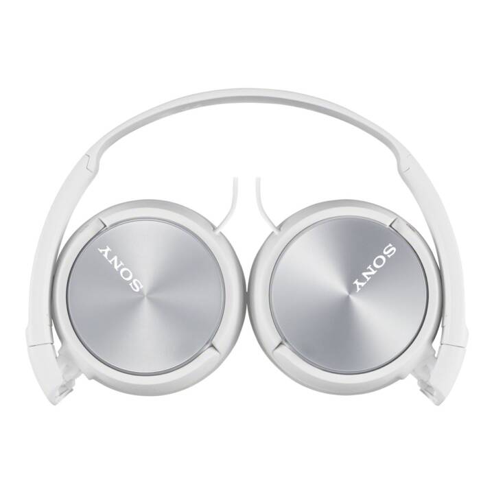 SONY ZX310 (Over-Ear, Blanc, Argent)