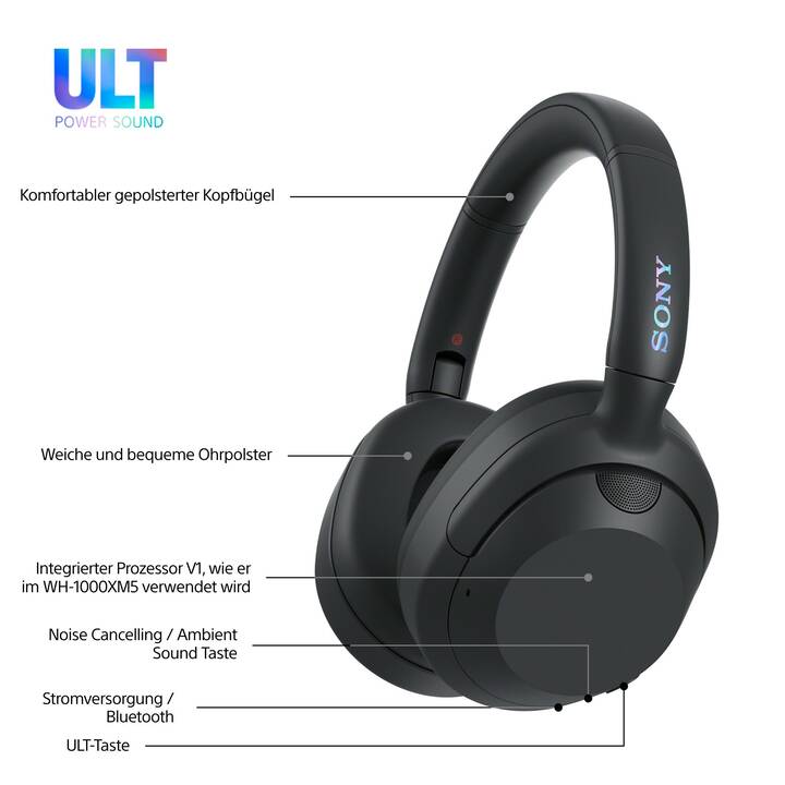 SONY ULT Wear (ANC, Schwarz) - Interdiscount