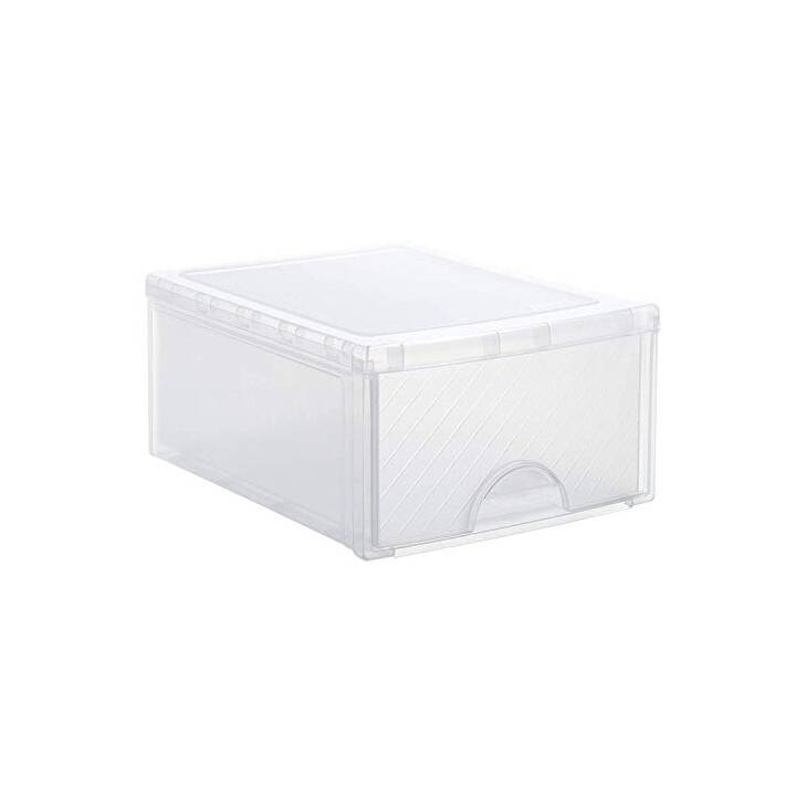 ROTHO Büroschubladenbox Frontbox (34 cm  x 44 cm  x 20 cm, Transparent)
