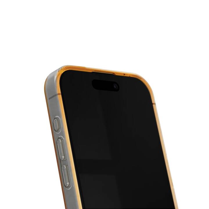 IDEAL OF SWEDEN Backcover (iPhone 15 Pro Max, Transparent, Orange)