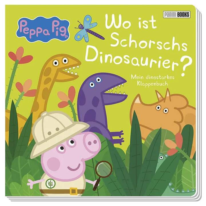 Peppa Pig: Wo ist Schorschs Dinosaurier? - Mein dinostarkes Klappenbuch. Pappbilderbuch mit Klappen