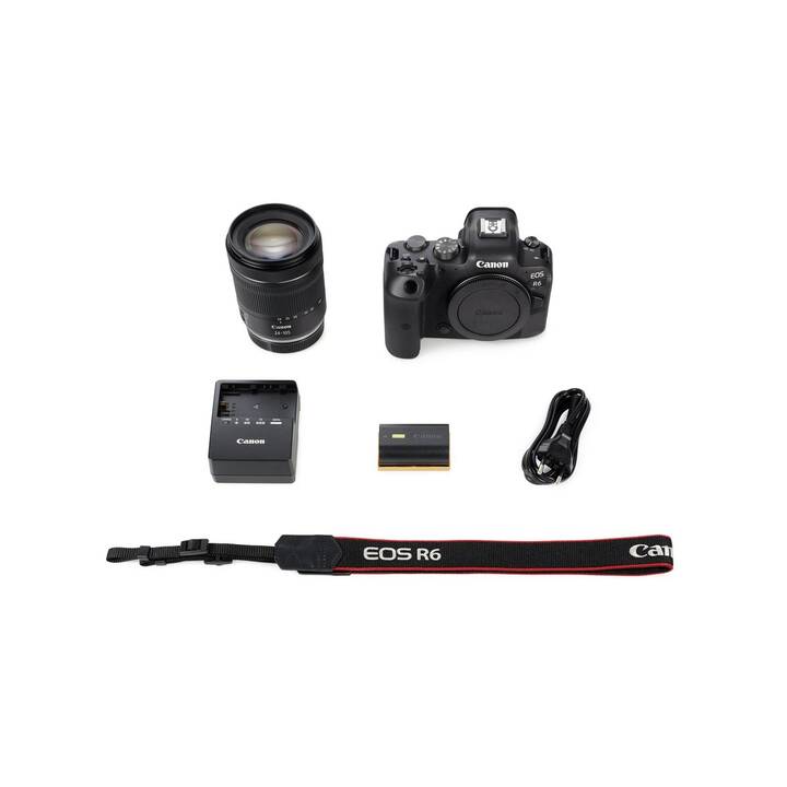 CANON EOS R6 + 24-105mm 4-7.1 IS STM Kit (21.4 MP, Plein format)