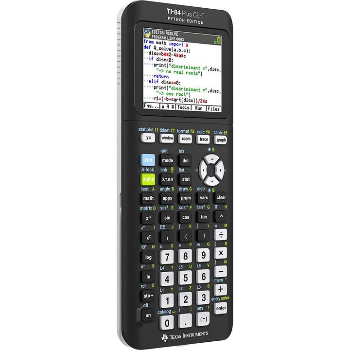 TEXAS INSTRUMENTS TI84 Plus CET Python Edition Calculatrice graphique