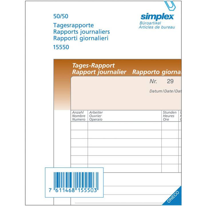 SIMPLEX Rapporto (A6)