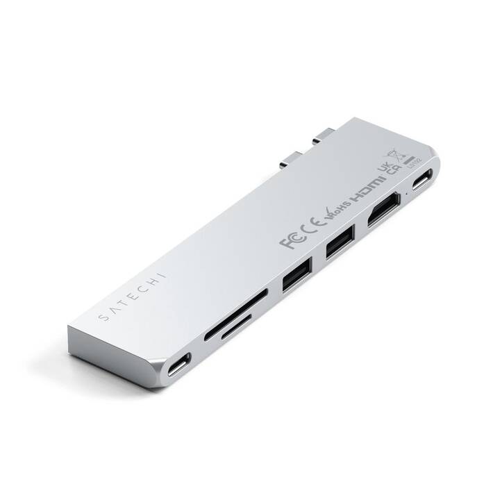 SATECHI Slim Pro (7 Ports, HDMI, USB Typ-C, USB Typ-A)