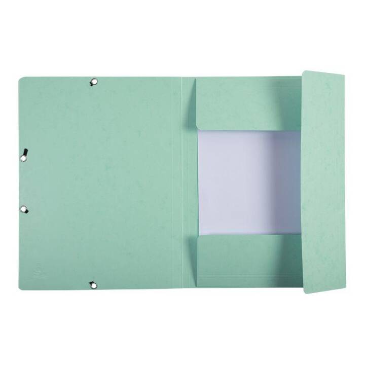 EXACOMPTA Cartellina con elastico (Malva, Corallo, Giallo, Blu, Verde, A4, 1 pezzo)