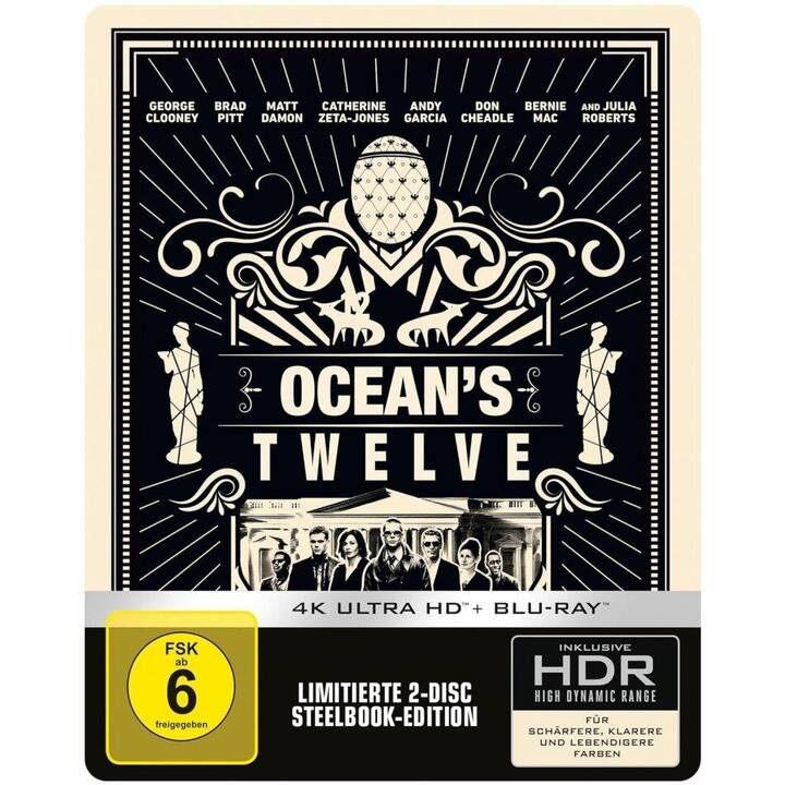 Ocean's Twelve (4K Ultra HD, Steelbook, DE, EN)