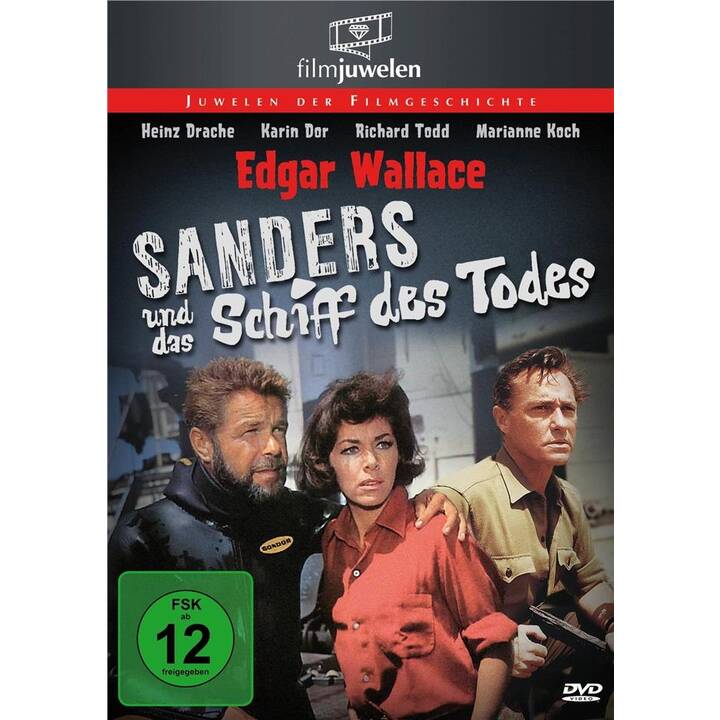Sanders und das Schiff des Todes  - Edgar Wallace (DE, EN)