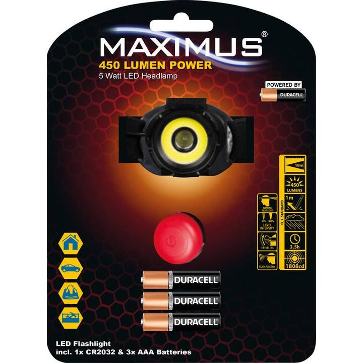 MAXIMUS Lampada frontale (LED)