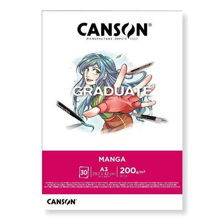CANSON Carta per pittura Graduate Manga (A3)
